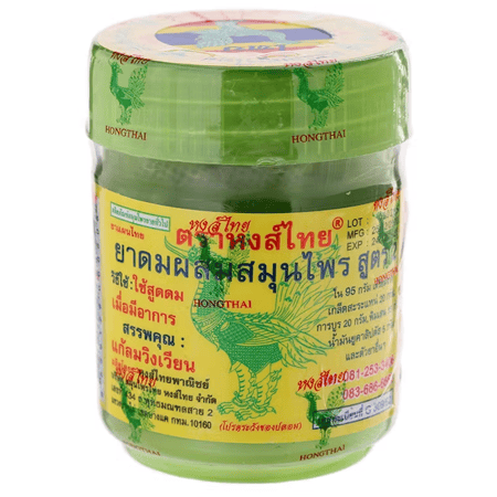 هونغ تاي - مستنشق الأعشاب التايلاندي الأصلي لتخفيف الدوخة واحتقان الأنف