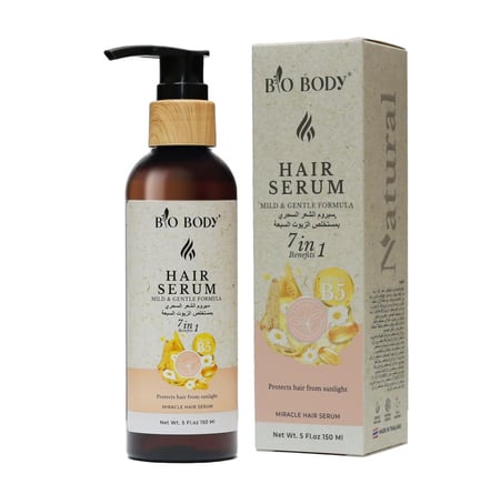 سيروم الشعر السحري بمستخلص 7 زيوت 150 مل منBIO BODY