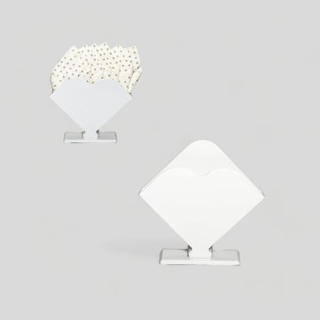 ستاند منديل ميلامين أبيض