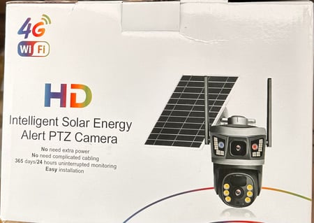 كاميرا مراقبة بالطاقة الشمسية  4G متحركة