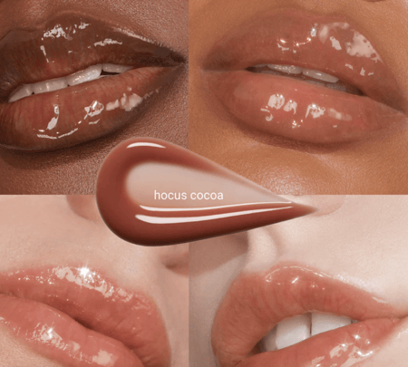 r.e.m glossy balm : hocus cocoa