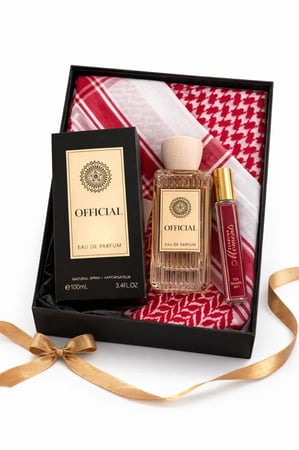 عطر أوفيشال الرجالي الفاخر  شماغ هدية عرض خاص
