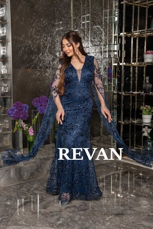 فستان سهرة تل مطرز