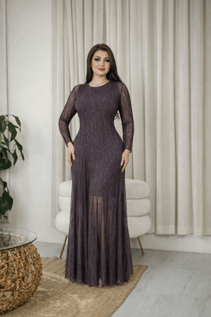 فستان عيد فاخر بتطريز دانتيل أنيق من ريڤــان