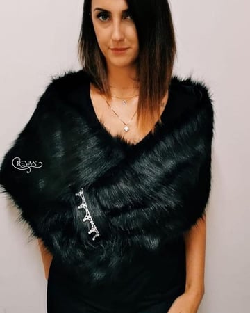 شال فرو نسائي  فخم و أنيق ناعم