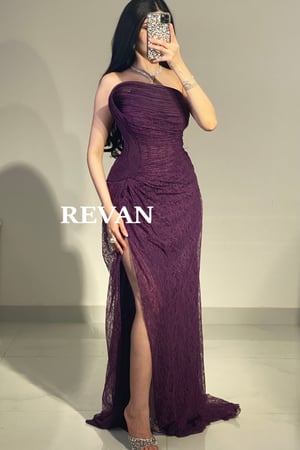 فستان سهرة أريج البستان