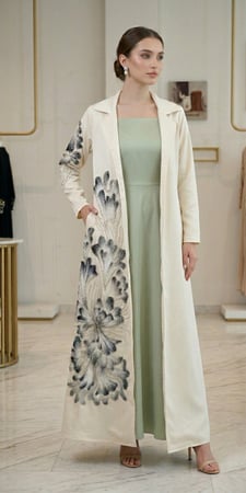 جلابية قطعتين أناقة فاخرة من ريڤــان