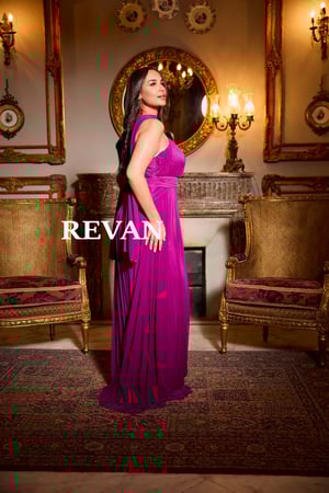 فستان سهرة زهرة الصحراء