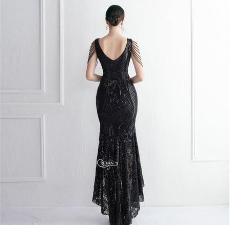 فستان سهره قماش ترتر