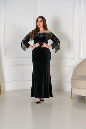 فستان سهره مخمل