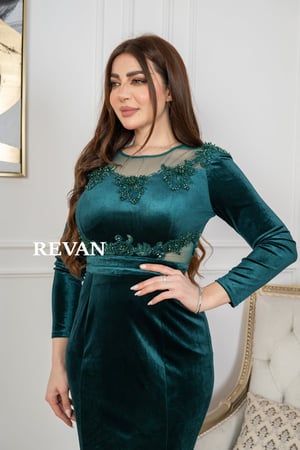 فستان سهره مخمل