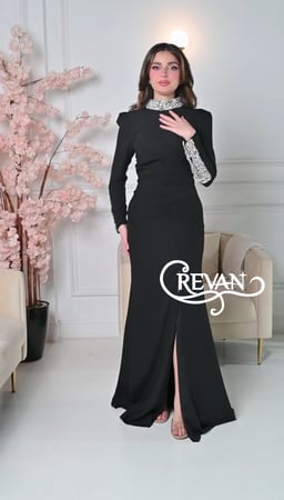 فستان سهرة قصة الحورية