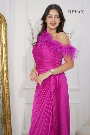 فستان ناعم قماش بليسه