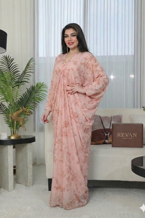 جلابية رمضانية بنقشة ناعمة من ريڤــان