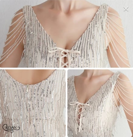 فستان سهره ترتر طويل