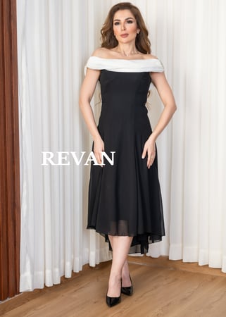 فستان أنيق بلمسات ملكية راقية