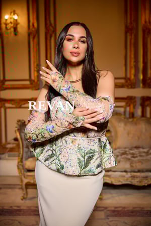 فستان سهرة واحة الورد