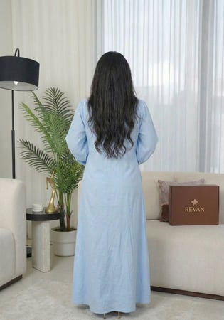 جلابية رمضانية ناعمة بقصة انسيابية من ريڤــان