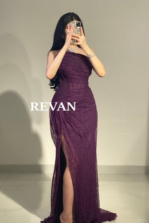 فستان سهرة أريج البستان