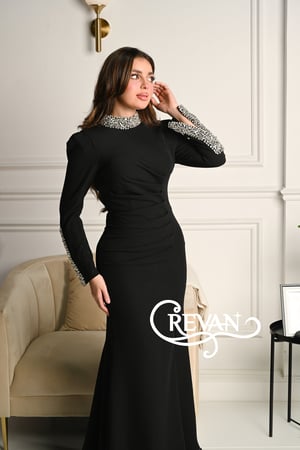 فستان سهرة قصة الحورية