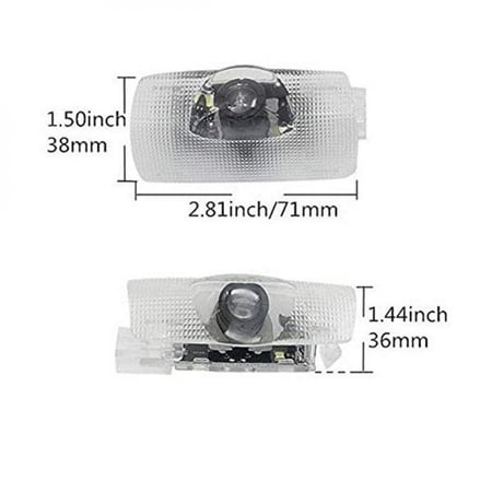 بروجكتر ابواب نيسان باترول على شكل سيارة 2021 - 2023