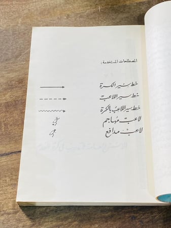 من البنود المميزة كتاب بعنوان مدرب كرة القدم