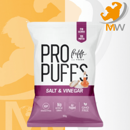 برولايف ذرة منفوخة بنكهة الملح والخل 50 جرام prolife