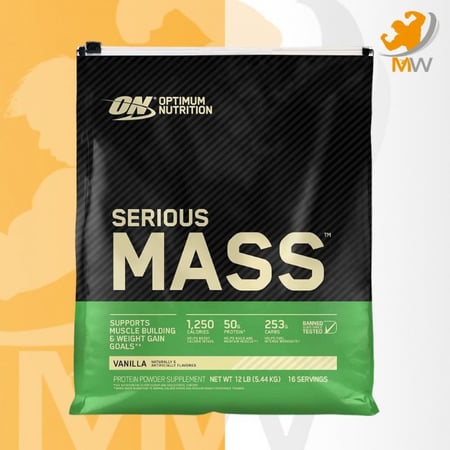 أوبتيموم  نيوترشن سيرياس ماس, فانيلا, 12باوند