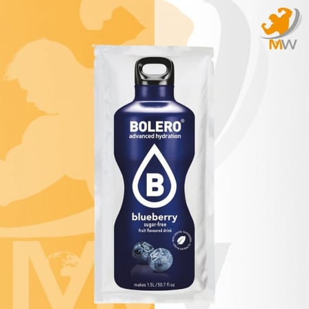 بوليرو منكه مياه بالتوت الأزرق Bolero Blueberry