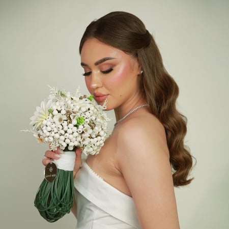 تصميم مسكة إيليانا لعروس أنيقة ومميزة