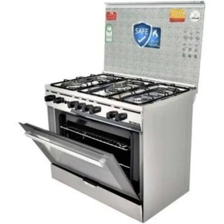 فرن هاس 60* 90 استيل 5 عيون