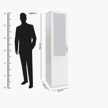 دولاب ملابس بمرآة وباب من كولتورب بلس