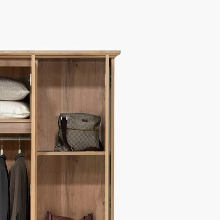 خزانة ملابس بـ 3 أبواب ودرجين ومرآة من تيرنوڤيا