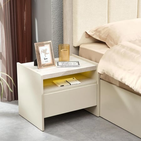 طقم غرفة نوم كينج 6 قطع من زيتا - 180x200 سم