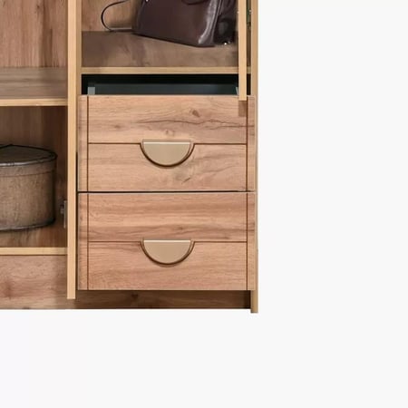 خزانة ملابس بـ 3 أبواب ودرجين ومرآة من تيرنوڤيا