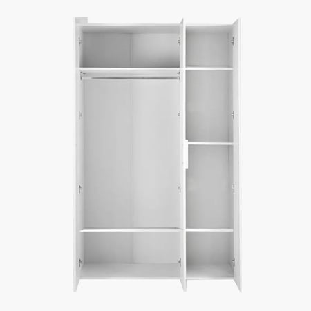 خزانة ملابس 3 أبواب 5 رفوف من سولڤار