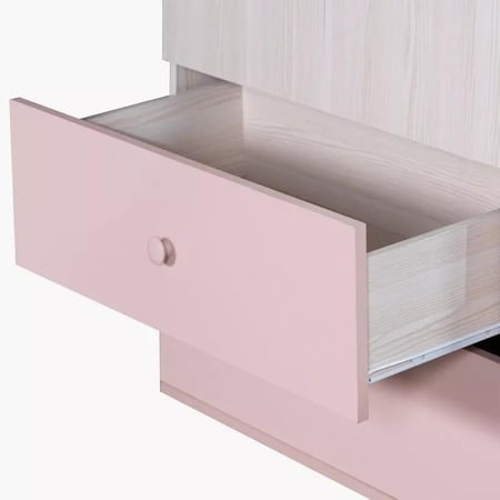 خزانة ملابس بـ3 أبواب ودرجين مع مرآة من كارڤيليا