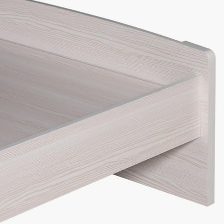 سرير فردي بلوح رأسي بمساحة تخزين من آنا - 90x200 سم