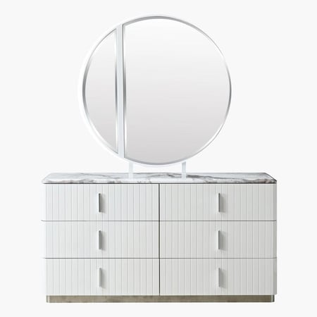 طقم غرفة نوم كينج 6 قطع من ريجنسي - 180x200 سم