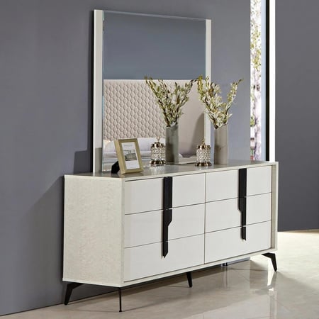 طقم غرفة نوم كينج - 6 قطع من جرانديورا - 180x200 سم