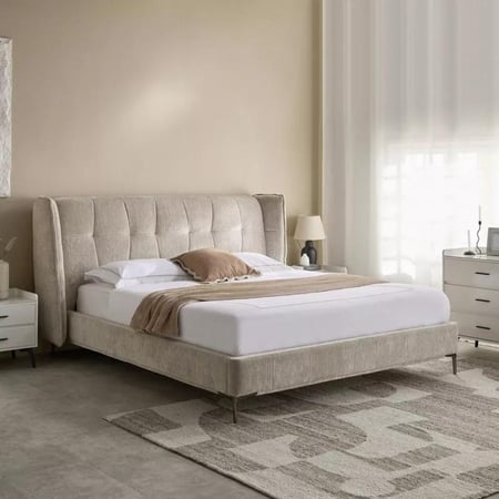 طقم غرفة نوم منجد كينج من مارويل - 5 قطع