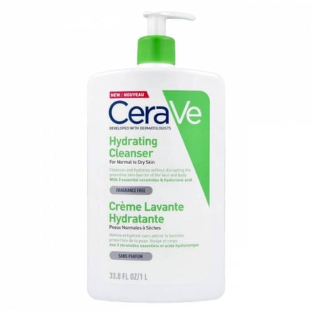 سيرافي غسول الوجه المرطب  عناية يومية للبشرة الجافة والعادية 1 لتر