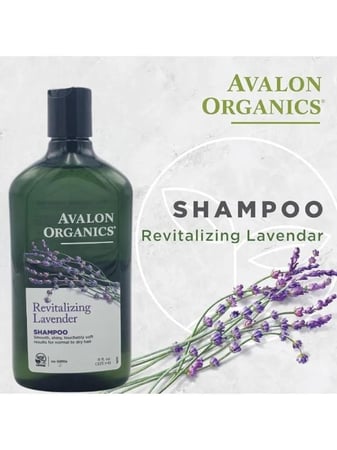 أفالون أورجانيكس – شامبو بخلاصة اللافندر المنعش، 325 مل