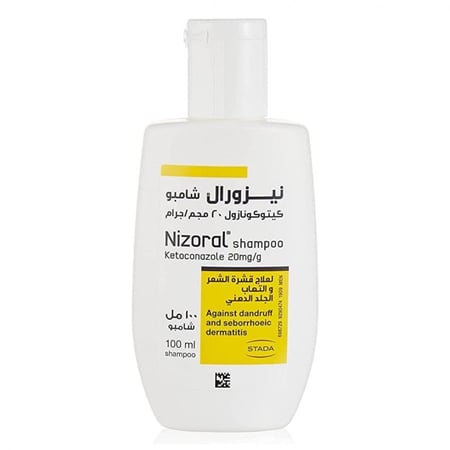 شامبو نيزورال لعلاج قشرة الشعر والتهاب الجلد الدهني 100 مل