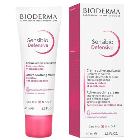 بيوديرما سينسيبيو ديفينسيف - كريم خفيف للبشرة الحساسة - 40 مل