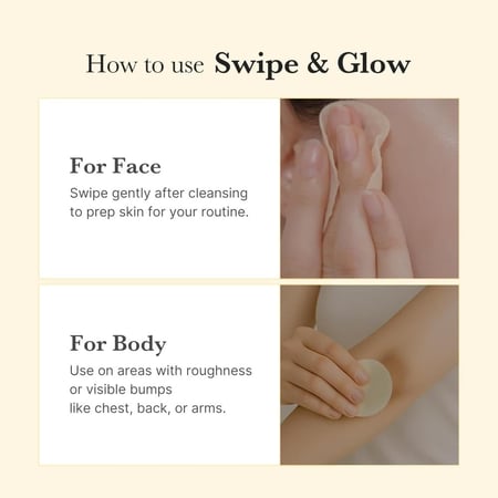 منظفات قطنية بالكوجيك أسيد والكركم لتقشير وتفتيح البشرة من ميديكيبوب