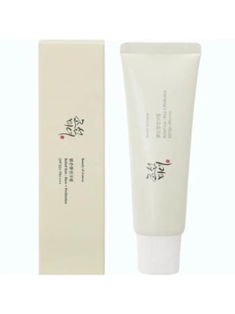 بيوتي أوف جوسون – واقٍ شمسي كوري بخلاصة الأرز والبروبيوتيك SPF50+ – 50 مل