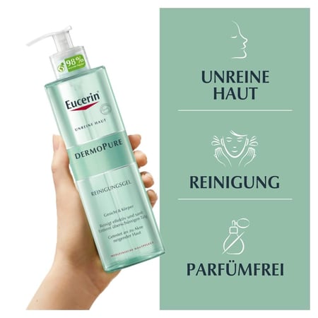 يوسرين  ديرموبيور – جل تنظيف عميق للبشرة المعرضة لظهور الحبوب 400 مل