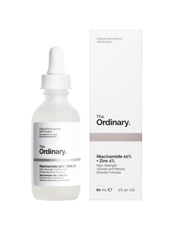 ذا أورديناري | سيروم نياسيناميد 10% + زنك 1% – لتنقية البشرة وتقليل المسام – 60 مل
