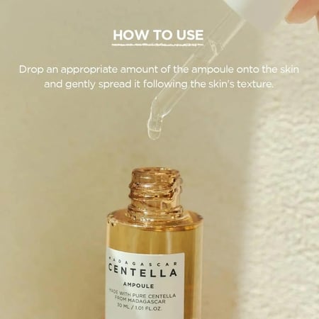 مجموعة أمبولات مدغشقر سنتيلا للعناية بالبشرة من سكين 1004 - 4 قطع